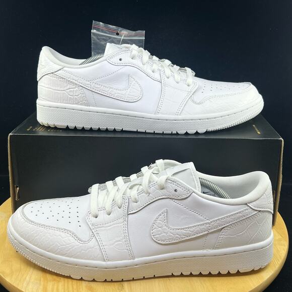 Jordan Other - Nike Air Jordan 1 Low G Retro 1 Golf "Golf Cleats" White Sz 10.5 [DD9315-110]